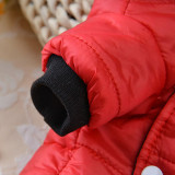 Dog Warm Winter Jacket Hoodie Coats Windproof Snowsuit Cat Clothing
