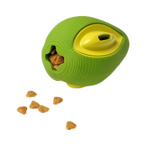Avocado Molars Chew Resistant Chew Clean Leaky Ball Dog Toy