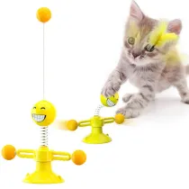 Cat Feather Spring Man Funny Cat Toy