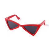 Pet Sunglasses Triangle Plastic Frame Cool Glasses For Dog Cat