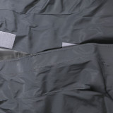 Dog Cloak Raincoats Noctilucence Hooded Waterproof with Reflective Strap Jacket