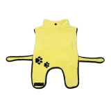 Yellow Bathrobe Pet Water Towel Bath Towel Dog Cat Glove Bath Towel Pet Supplies