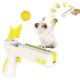 New Product Cat Supplies Toy Interactive Feather Cat Toy Gun