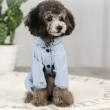 Pet Dog Clothing Rain-Proof Breathable Reflective Four-Legged Raincoat