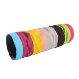 Hamster Rainbow Tunnel For Indoor Hamster With Play Ball And Peek Holes Toy