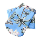 Pet Cool Island Coconut Tree Shirt Dog Beach Style Cat Summer Breathable Apparel Clothes
