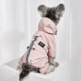 Pet Dog Clothing Rain-Proof Breathable Reflective Four-Legged Raincoat