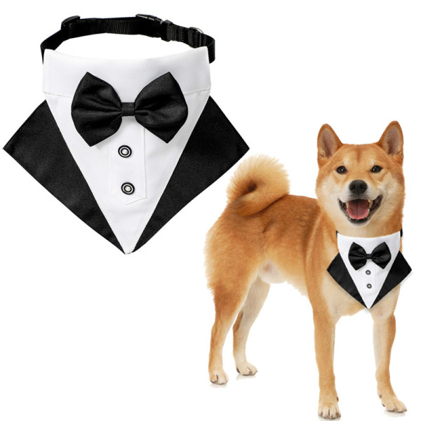 Wedding Suit Knit Shawl Adjustable Dog Cat Scarf