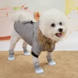 Dog Warm Winter Jacket Hoodie Coats Windproof Snowsuit Cat Clothing