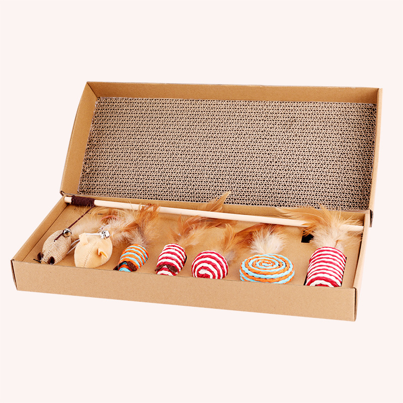 Seven-Piece Set Of Conventional Cat Toy Set