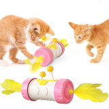 Feather Funny Cat Stick Tumbler Cat Toy