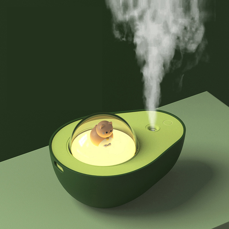 Avocado USB Humidifier With Light Air Purification And Water Replenishment