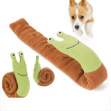 Snail Sniff Pet Toy Plush Molars Puzzle Dog Toy Voice Interactive Pet Supplies
