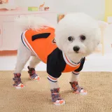 Pet Dog Puppy Nonslip Canvas Stars Sport Shoes Sneaker Boots Rubber Sole
