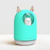Cute Pet Bear Mini Humidifier USB Colorful Night Light Mute Air Aroma Humidifier