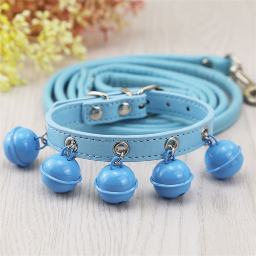 Pure Color Bell Walking Out Pet Supplies Dog Cat Chest Strap