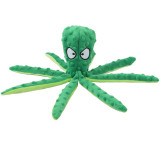 Dog Squeaky Octopus Plush Toys No Stuffing Puppy Teething Durable Interactive Dog Chew Toys