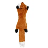 Animal Plush Toys No Stuffing Puppy Teething Durable Interactive Dog Chew Toys