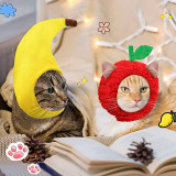 Pet Hat Fruits Styles Cap Adjustable Party Headwear For Cat Dog