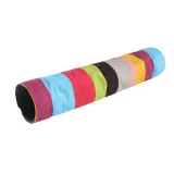 Hamster Rainbow Tunnel For Indoor Hamster With Play Ball And Peek Holes Toy