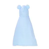 Plaid Bathrobe With Hat Pet Water Towel Bath Towel Dog Cat Glove Bath Towel Pet Supplies