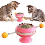 New Product Turntable Cat Toy Funny Cat Stick Cat Fight Catnip Ball