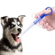 3 Pieces Pill Gun Shooter Tablet Soft Tip Syringe Medical Feeding Tool Kit for Dogs Cats Small Animals