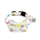 Fruit Bowknot Double Bow Removable Safety Clasp Pet Supplies Cat Collar