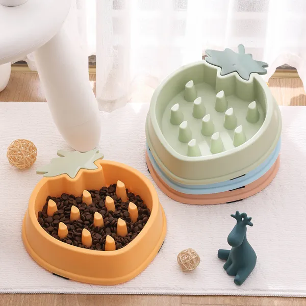 Fruit Model Dog Food Sheel Choking Food Utensil Pet Slow Food Dog Bowl