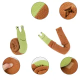 Snail Sniff Pet Toy Plush Molars Puzzle Dog Toy Voice Interactive Pet Supplies
