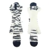 Animal Plush Toys No Stuffing Puppy Teething Durable Interactive Dog Chew Toys