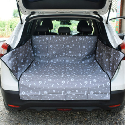 Bone Pattern Waterproof Car Pet Rear Cushion