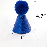 Pet Birthday Party Supplies Hat and Boy Doggy Birthday Scarf Set with 0-8 Figures