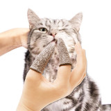 Pet Toothbrushing Finger Set Teeth Oral Cleaning Tools Cat Dog Finger Toothbrush Pet Supplies