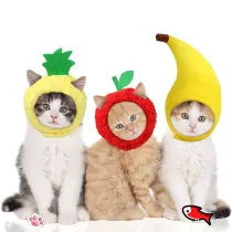 Pet Hat Fruits Styles Cap Adjustable Party Headwear For Cat Dog