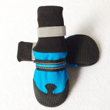 Dog Shoes 4PCS Waterproof Non-Slip Socks with Rubber Bottom