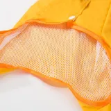 Pet Dog Raincoat Cute Cartoon Bee Dinosaur Four-Legged Hooded with Reflective Strap