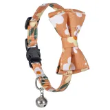 Flowers Bowknot Double Bow Removable Safety Clasp Pet Supplies Cat Collar