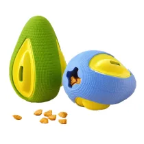 Avocado Molars Chew Resistant Chew Clean Leaky Ball Dog Toy
