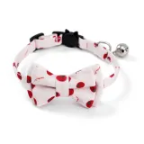 Fruit Bowknot Double Bow Removable Safety Clasp Pet Supplies Cat Collar