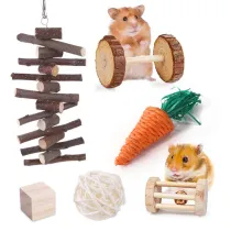 Hamster Rainbow Tunnel For Indoor Hamster With Play Ball And Peek Holes Toy