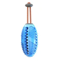 Dog Molar Stick Rubber Rugby Bite Toy