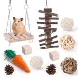 Hamster Rainbow Tunnel For Indoor Hamster With Play Ball And Peek Holes Toy