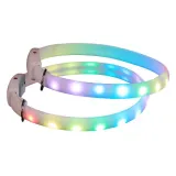 Glow Collar USB Charging Bow Removable Safety Clasp Pet Supplies Dog Collar