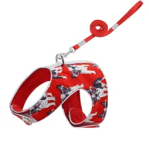 Reflective Anti-Stroke Cat Chest Strap For Cat Walking Cat Leash Breathable Pet Chest Strap