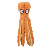 Dog Squeaky Octopus Plush Toys No Stuffing Puppy Teething Durable Interactive Dog Chew Toys