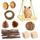 Hamster Rainbow Tunnel For Indoor Hamster With Play Ball And Peek Holes Toy