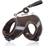 Mesh Breathable Dog Breast Strap Reflective Dog Rope
