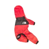Dog Waterproof Raincoats Lightweight Hood Poncho Jacket with Reflective Strap