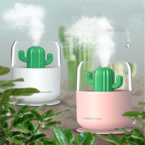 Cactus USB Humidifier Home Bedroom Silent Air Spray